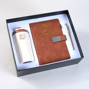 Business Gift <b>Set</b> Insulated Cup <b>Notebook</b> Pen Personalization Office Promotion New Year Souvenir Gift Box - Product Image 1