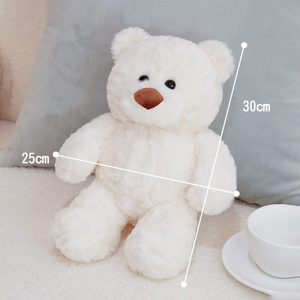Customizable Soft Brushed Floral Teddy Bear Plush Toys with PP Cotton Filling Children's Birthday Gift Fluffy Dolls Pillow - Product Image 6