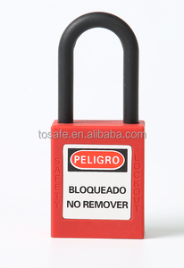विश्वसनीय और स्थिर आपूर्ति 16 रंग बदली ताला हथकड़ी सुरक्षा ताला 38mm सुरक्षा ताला - Product Image 2