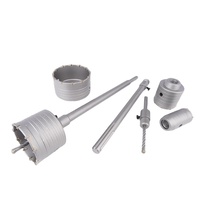 Foret perforateur rotatif pour murs, perceuse à percussion, découpeur de trous pour climatiseur, foret pour béton creux, perforateur de trous d'eau