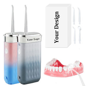 Irrigadores Dentales Inalámbricos Portátiles OEM Personalizados con Certificación IPX7, con Boquilla de Chorro de Agua y Bomba de Agua para Blanquear los Dientes - Product Image 1