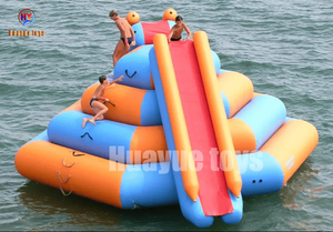 Fábrica de China, juego de Deportes Acuáticos de alta calidad, juguete de agua piramidal, tobogán de escalada de agua flotante inflable - Product Image 2