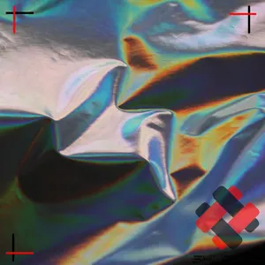 Không Thấm Nước Thay Đổi Màu Sắc <span class=keywords><strong>Polyester</strong></span> Bạc Cầu Vồng Vải Phản Chiếu - Product Image 4