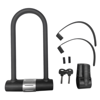 Antivol portable pour vélo, cadenas en U en acier, câble de sécurité pour VTT, chaîne en alliage de zinc, accessoires pour véhicules et motos pour le cyclisme