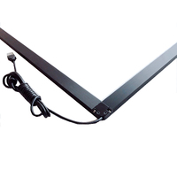 Marco táctil ir multitáctil para monitor lcd led, 43 pulgadas, para TV