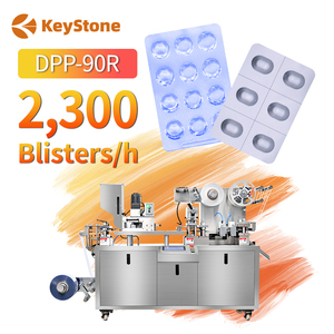 Máquina Empacadora de Blíster para Tabletas y Cápsulas, Automática, Pequeña, para Placas Planas de Aluminio y PVC, Modelo DPP-90R - Product Image 1