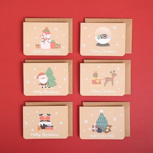 <span class=keywords><strong>Carte</strong></span> de voeux de remerciement de Noël et du <span class=keywords><strong>Nouvel</strong></span> <span class=keywords><strong>An</strong></span> Cartes-cadeaux en papier de vacances avec impression - Product Image 2