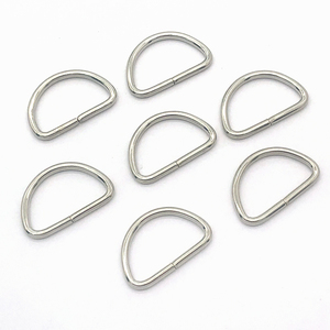 Goedkope Groothandel Hoge Kwaliteit Plat Zilver Gelegeerd Metalen <span class=keywords><strong>Ring</strong></span> Accessoires <span class=keywords><strong>D</strong></span> <span class=keywords><strong>Ring</strong></span> Voor Kleding/Handtassen - Product Image 6