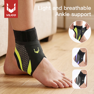 Attelles de cheville de compression sportives ultra-fines, manchon de protection réglable pour le pied, sangles de cheville confortables en Spandex et Nylon pour l'hiver - Product Image 1