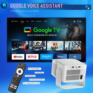 Salange Nuevo HY350 Max Smart GTV Proyector Portátil Android Wifi Juego Proyector HY300 Pro <span class=keywords><strong>Mini</strong></span> 4K 1080P Proyectores de vídeo - Product Image 3