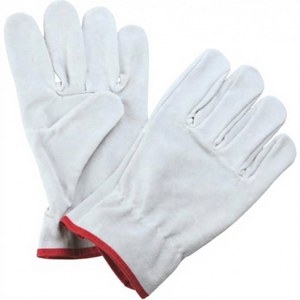 Gants de conducteur fendus de vache Gants de travail de sécurité en cuir Certifié CE En 388 Certifié ISO Fabricant et exportateur - Product Image 1