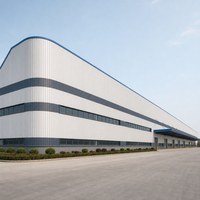 Atelier de structures en acier de Chongqing, entrepôt préfabriqué à ossature portique, bâtiment en acier prélaqué pour usine
