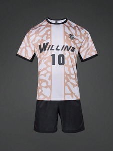 Factory specializing in minimalist printed short-sleeved <b>T</b>-<b>shirts</b> and solid-color shorts tracksuits; customization available.F10 - Product Image 3
