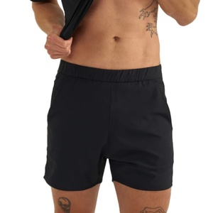 Shorts d'été en molleton uni pour hommes, personnalisables, vente en gros, OEM, en nylon, respirants, confortables et tendance - Product Image 2