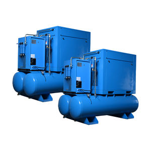 Compresor de aire industrial de alta presión 11Kw 15Kw 22Kw 20 Bar 4 en 1 Ari Compresor de aire de tornillo para corte por láser Bajo costo de mantenimiento - Product Image 6