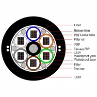 Cable de fibra óptica multicore para centros de datos de alta capacidad GYFTDY