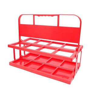 Estante de vino plegable de 8 agujeros, cesta de bebidas portátil, soporte para botella de agua deportiva - Product Image 1