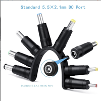 Adaptateur de prise universel pour ordinateur portable, ensemble de 8 connecteurs de chargeur DC
