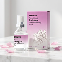 Toner Wajah Calming Hydrating Kolagen Tipe III Rekombinan untuk Kulit Sensitif Perawatan Antioksidan ODM Private Label