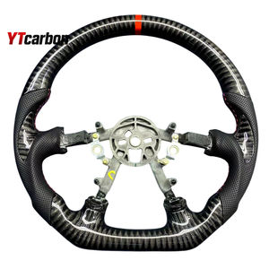 Volant de course personnalisé en fibre de carbone véritable à <span class=keywords><strong>4</strong></span> branches YTcarbon pour <span class=keywords><strong>Clio</strong></span> <span class=keywords><strong>GT</strong></span> RS 90-98, accessoires intérieurs de voiture, pièces automobiles - Product Image 3