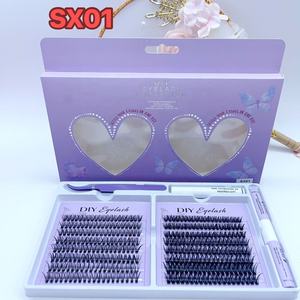 FSX23 Fournisseurs bon marché d'<span class=keywords><strong>extension</strong></span> <span class=keywords><strong>de</strong></span> cils 3D à la maison Beauty Diy Fan Lashes Faux Eyelash Extensions - Product Image 5