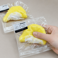 Jouet sensoriel anti-stress en silicone souple de qualité alimentaire, simulation de chair de durian à rebond lent, vente en gros