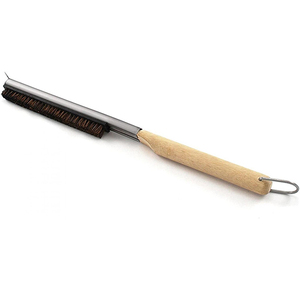 Brosse de nettoyage professionnelle détachable antidérapante en fibres de coco de qualité alimentaire pour four à <span class=keywords><strong>pizza</strong></span>, <span class=keywords><strong>pierre</strong></span> à <span class=keywords><strong>pizza</strong></span> et barbecue extérieur - Product Image 3