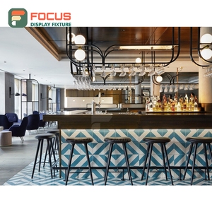 Exhibidor de Productos de Café Personalizado, Acabado en Nogal Negro, Área de Exhibición de Accesorios, Exhibidor de Café para Tienda - Product Image 5