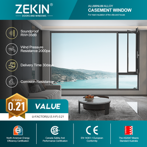 Ventana Abatible de Aluminio con Rotura de Puente Térmico, Doble Vidrio Templado, Insonorizada, Aislamiento Térmico, AS2047 NOA - Product Image 1