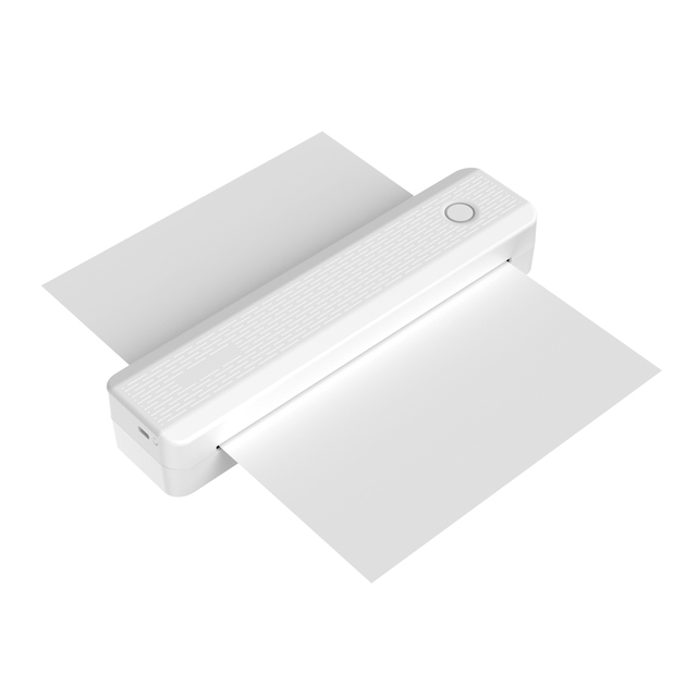 K802 Portable A4 Thermal Printer with Thermal Paper Type-C USB Wireless Mobile for Office Travel in Stock