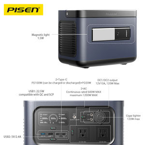 Générateur d'urgence pour le camping en plein air Electrique Portati <span class=keywords><strong>220v</strong></span> 240v Station d'énergie solaire à onde sinusoïdale pure 600wh <span class=keywords><strong>prise</strong></span> ue <span class=keywords><strong>avec</strong></span> panneaux - Product Image 3