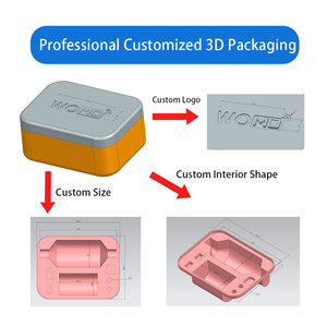 Custom Mold Color EVA Hard Shell <strong>Case</strong> For <strong>Bluetooth</strong> Earphones Waterproof Shockproof Storage Box Easy Carry Mesh Zipper Closure - Product Image 5