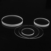 Plaques de verre saphir synthétique de qualité optique de 1 mm avec une transparence élevée pour les fenêtres optiques et les applications industrielles