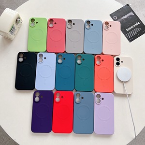 <span class=keywords><strong>เคส</strong></span>โทรศัพท์ <span class=keywords><strong>iPhone</strong></span> 16 15 14 Plus 13 <span class=keywords><strong>12</strong></span> Mini 11 <span class=keywords><strong>Pro</strong></span> Max iPhone16  แบบนิ่มกันกระแทก ซิลิโคนเหลว แม่เหล็ก - Product Image 1