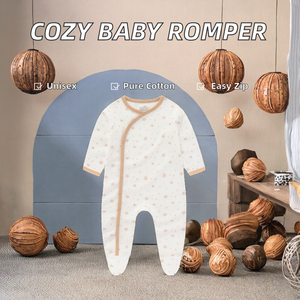 Mono de Bebé ANNAMAR, Cálido y Casual para Invierno, 100% Algodón, Estampado, con Cierre de Cremallera, para Todas las Temporadas, para Recién Nacidos, Niños y Niñas - Product Image 2