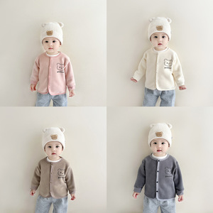 Veste en polaire épaisse et chaude pour bébé, automne-hiver, motif dessin animé, cardigan pour nourrissons, <span class=keywords><strong>manteau</strong></span> pour garçons et filles - Product Image 4