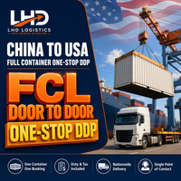Logistique de consolidation de transport DDP Expédition rapide de Chine vers les États-Unis FCL Transitaire international