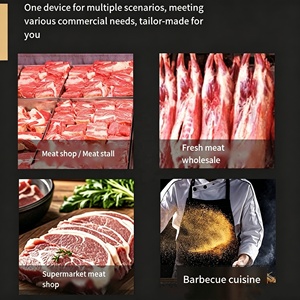 <span class=keywords><strong>Vitrina</strong></span> Refrigerada Industrial para Carne con Puerta de Vidrio, Diseño de Fácil Limpieza para Uso en Tiendas de Carne Halal - Product Image 6