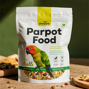 Bolsa de comida para loros personalizada con cremallera para mascotas, embalaje de comida para pájaros, peces, hámster, Paloma, loros, bolsa grande de comida para pájaros - Product Image 3