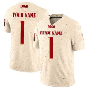 Maglia da Football Stile Arizona Phoenix Rosso Cardinale e Bianco Personalizzabile Traspirante Pronta per la Spedizione - Product Image 6