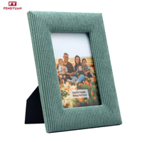 Vente en gros cadre photo en tissu cordelé style moderne image en bois velours côtelé 4x6 5x7 6x8 8x10 11x14 16x20 pouces A3 A4 A5 taille personnalisée
