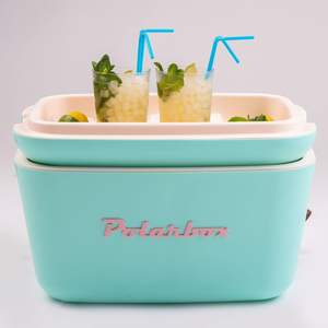 Glacière 20L Verte Pop Plastique Portable - Logo Rose et Sangle - <span class=keywords><strong>POLARBOX</strong></span> - Product Image 5