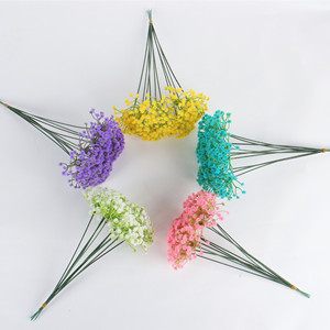 5 colori decorazione fiori plastica Gypsophila casa salotto composizione floreale artificiale babybreath artificiale - Product Image 6