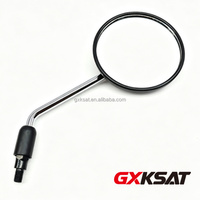 Espejos Retrovisores Universales Redondos de 10 mm para Motocicleta GXKSAT, Repuesto para KWSK KLR650 KLX250, Motocicleta Deportiva Doble Propósito