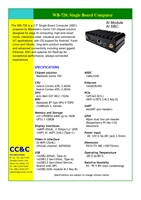 CC&C WB-720 SBC with MediaTek Genio 720 Edge AI for Generative AI Applications Android/Linux OS WiFi/5G