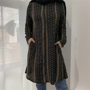 الجملة زائد الملابس الإسلامية ماكسي عالية الجودة التركية قفطان فستان مسلم دبي عباية طويلة ماكسي دبي