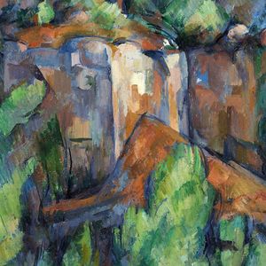 Reproduction de niveau muséal de la peinture numérique haute définition écologique de <span class=keywords><strong>Paul</strong></span> Cézanne, Paysage Bibemus - Product Image 4