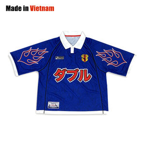 Maillot de football avec logo original personnalisé maillot de football rétro de rue avec motif de sublimation - Product Image 1