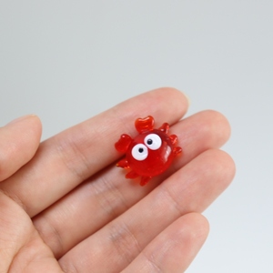Figurine animale en verre au chalumeau Miniature pour la décoration de la maison <span class=keywords><strong>Crazy</strong></span> Eyes Sea Animal Starfish Crab - Product Image 4