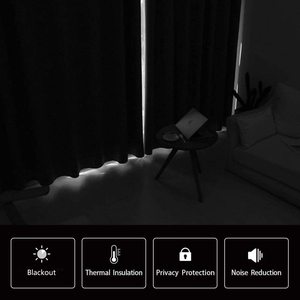 Fabricants de tissus pour rideaux, rideaux occultants, isolation <span class=keywords><strong>thermique</strong></span>, rideaux à œillets finis pour la maison, la chambre, l'hôtel - Product Image 6